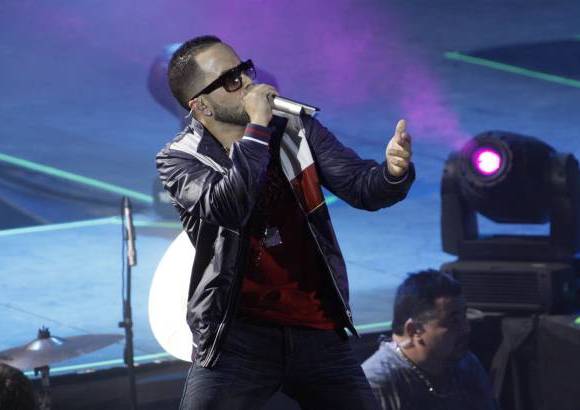 David S&#225;nchez - Yandel en plena inspiraci&#243;n durante su concierto en Medell&#237;n.