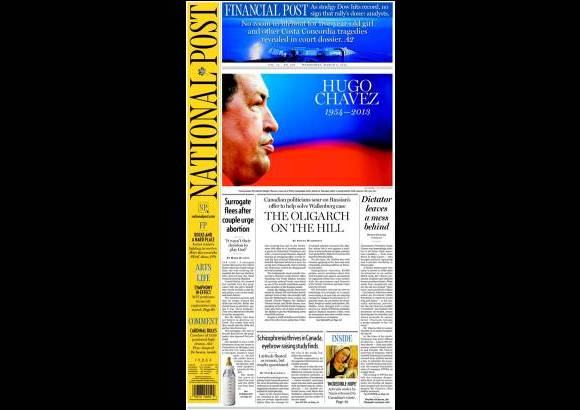 Cortes&#237;a - National Post, Canad&#225;.