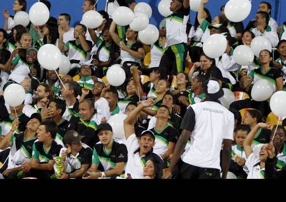 Jaime P&#233;rez - Los atletas de Antioquia, campeones de los Juegos Nacionales 2012.