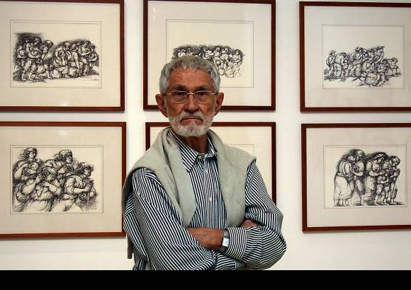 Foto Julio C&#233;sar Herrera - La obra del maestro An&#237;bal Gil se expone en la C&#225;mara de Comercio El Poblado.