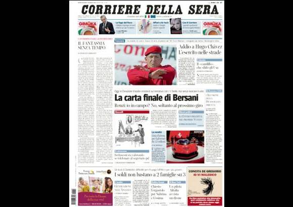 Cortes&#237;a - Corriere de la sera, Italia.