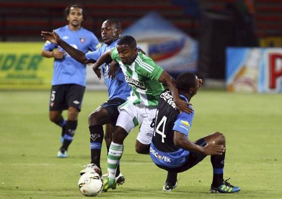 Edwin Bustamante - Dorlan Pab&#243;n fue la figura de la Noche Verde. Marc&#243; los dos goles que pusieron a celebrar a los 18.195 espectadores que llegaron al Atanasio Girardot.