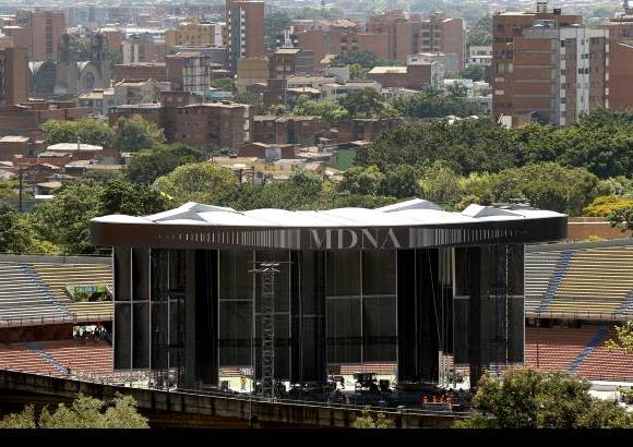 Jaime Pérez - En Medellín no se grabará el DVD del Tour MDNA. Todo el material se recogió de sus shows en Estados Unidos.