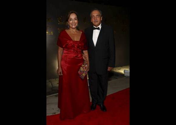 Edwin Bustamante - Luis Alfredo Ramos (exgobernador de Antioquia) y su esposa.