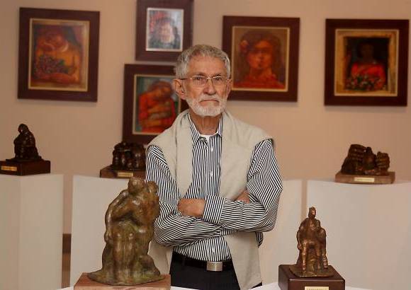 Foto Julio C&#233;sar Herrera - La muestra incluye pinturas, esculturas y dibujos.