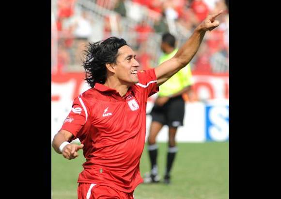 Colprensa - En 2004 recibe nacionalidad colombiana. Ese a&#241;o hizo su mejor gol ante Junior.