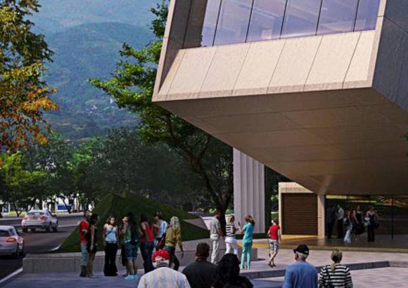 Andrés Obregón - Render de la parte superior de la nueva estructura.
