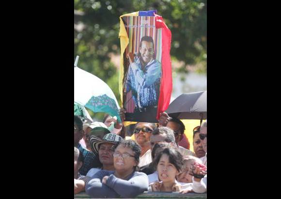 Alex Andr&#233;s Hereira - El f&#233;retro de Diomedes D&#237;az fue ovacionado a su paso por las principales v&#237;as de Valledupar.