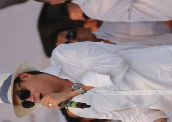 FOTO ALEX HEREIRA - Enviado especial Valledupar - Silvestre Dangond viaj&#243; desde Miami tan pronto se enter&#243; de la muerte del &#237;dolo vallenato y tambi&#233;n particip&#243; del homenaje.