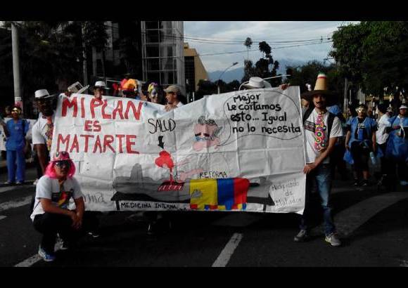 Antioquia marchó de nuevo contra la reforma a la salud