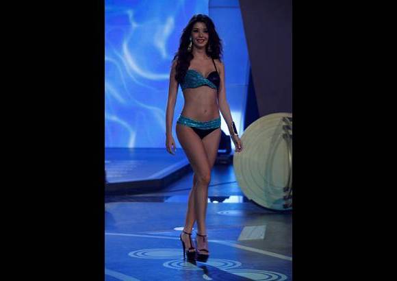 Foto Colprensa - La Se&#241;orita Antioquia, Laura Trujillo Montoya, conquist&#243; al jurado con su cuerpo armonioso y buena pasarela en la que irradi&#243; seguridad.
