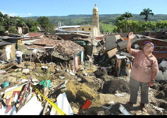 Foto Juan Antonio S&#225;nchez - As&#237; se ve&#237;a el municipio un mes despu&#233;s de la tragedia.