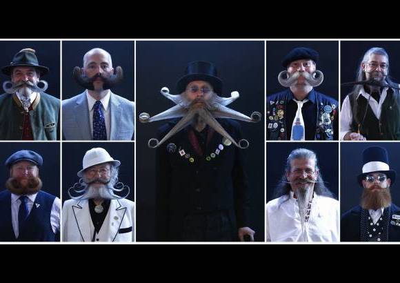Reuters - Una combinaci&#243;n de fotograf&#237;as de los participantes este a&#241;o en el Campeonato Mundial de Barba.