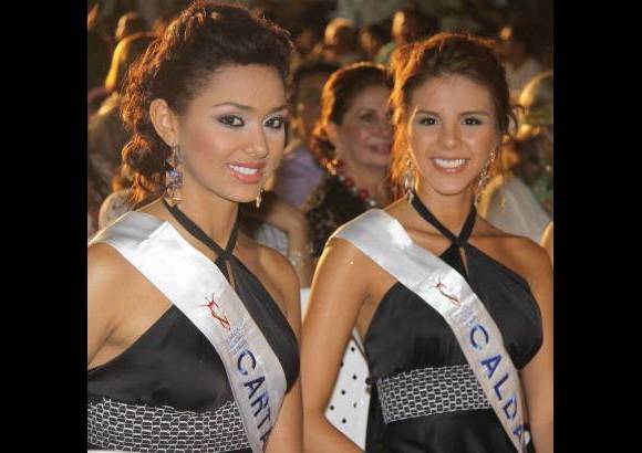 Colprensa - Las candidatas se vieron glamurosas.