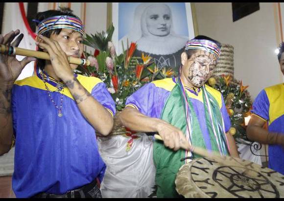 Donaldo Zuluaga - Un grupo de danza Embera Katios hizo parte de la celebraci&#243;n.