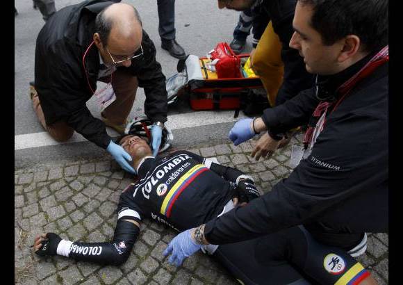 Foto Reuters - Quintero compite con el equipo Colombia-Coldeportes.