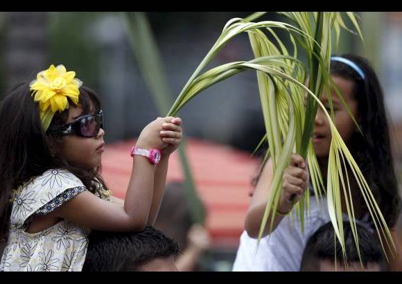 Manuel Saldarriaga - Los ni&#241;os fueron protagonistas de las procesiones que se celebraron este Domingo de Ramos.