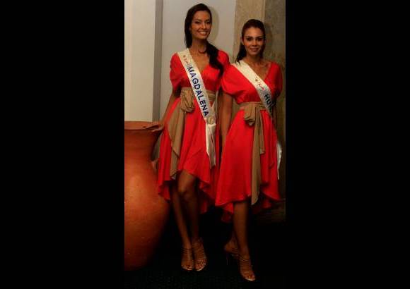 Colprensa - Se&#241;orita Magdalena, Melissa Carolina Var&#243;n Ballesteros y Se&#241;orita Huila, Daniela Villaveces D&#237;az.