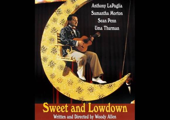 Cortes&#237;a Canal Une - Cine TV (Une - Canal 8, 9.30 p.m.), Dulce y melanc&#243;lico (Woody Allen, 1999). Emmet Ray (Sean Penn) es un guitarrista de jazz de los a&#241;os 30 con una personalidad melanc&#243;lica. Ego&#237;sta, borracho y algo malvado, Ray vive bajo la sombra de su &#250;nico &#237;dolo -el tambi&#233;n guitarrista Django Reinhardt- y parece conocer solamente dos clases de amor: el que profesa por su guitarra y el amor por s&#237; mismo.