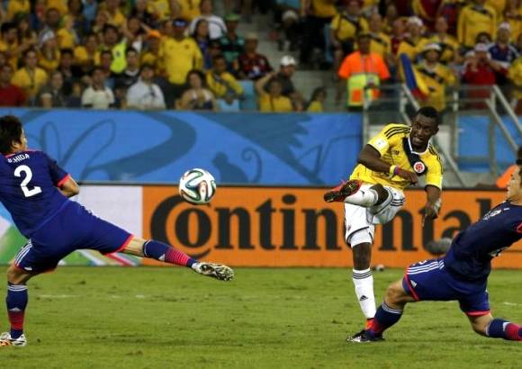 - La magistral definición de Jackson Martínez ante los orientales (4-1).