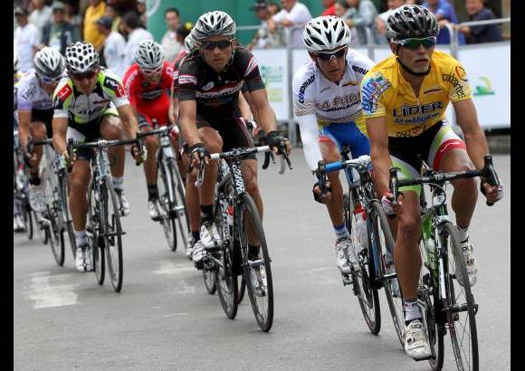 Foto Jaime Pérez - La camiseta amarilla fue la que distinguió a Ortega como el líder de la competencia.