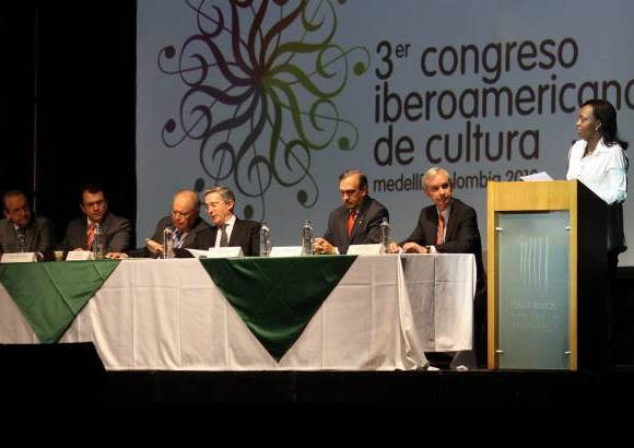 Hern&#225;n Venegas - La ministra Paula Marcela Moreno Zapata dijo que el Congreso es la oportunidad para vibrar con la cultura de Iberoam&#233;rica.