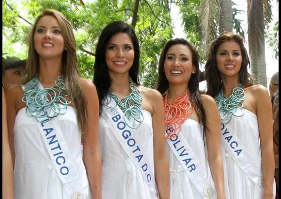 Colprensa - Se&#241;orita Atl&#225;ntico, Daniella Margarita &#193;lvarez; Bogot&#225;, Ana Melissa Cano; Bol&#237;var, Rossana Fortich Gonz&#225;lez y Boyac&#225;, Lina Mar&#237;a Gallego.