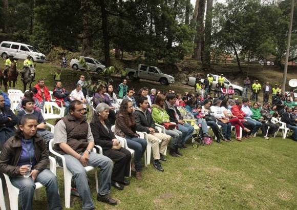 Colprensa-Christian Castillo - Este jardín fue sembrado en las zonas verdes del Parque Nacional espacio de alegría, encuentro, recreación y reconciliación de la ciudad, en medio de los árboles que conforman este gran pulmón de Bogotá.