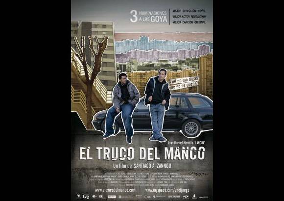 Retrospectiva Óperas Primas: El truco del manco - Director: Santiago Zannou. Sinopsis: Enrique Heredia, conocido como Cuajo, es un rapero que tiene parálisis cerebral y dificultad para moverse. Su gran sueño es construir un estudio en su casa para producir música.