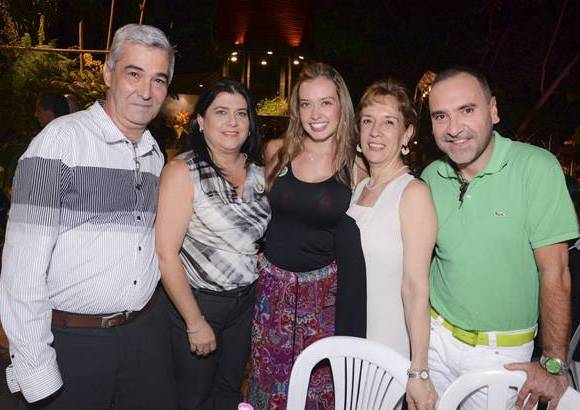 FLA - Gabriel Jaime Trujillo, Claudia Ruiz, Estefania Cardona, Luz Mery Naranjo y Juan Carlos Sierra en el lanzamiento de Orquídeas, pájaros y flores.