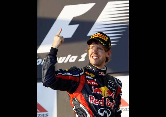 AP - Sebastian Vettel marc&#243; un tiempo de 1h.29:30.259.