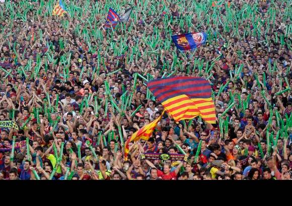 Reuters - El triunfo lo logró con los goles de su tridente de atacantes: Messi, Pedro Rodríguez y David Villa, puntas de lanza de un torrente ofensivo que, hoy por hoy, luce imparable.