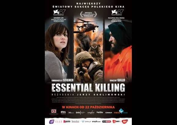 Essential killing (Polonia, 2010) - Un soldado afgano es hecho prisionero por tropas norteamericanas, acusado de matar a tres soldados. Cuando lo trasladan a un pa&#237;s del este de Europa, logra escapar y vive una dram&#225;tica carrera por su supervivencia en medio de la naturaleza.