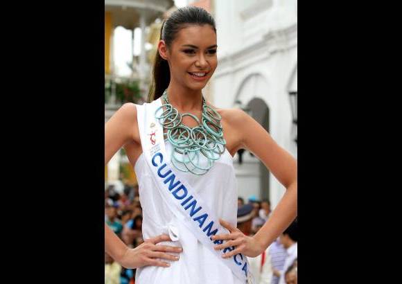 Colprensa - Thael Lizney Osorio Redondo, Se&#241;orita Cundinamarca se destaca por su belleza latina.