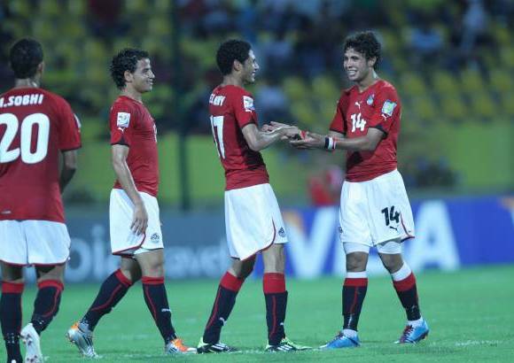 Colprensa - Luego que Mohamed Ghazi abrió el marcador a los 31 minutos, Ibrahim dio su clínica de goles a los 60, 62 y 82 en el abultado triunfo egipcio.