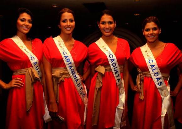 Colprensa - Se&#241;orita Cauca, Jenniffer Mart&#237;nez Mart&#237;nez; Se&#241;orita Cartagena; Laura Cantillo Torres; Se&#241;orita Caquet&#225;, Lizeth Mendieta Villanueva y Se&#241;orita Caldas, Valentina Mu&#241;oz Escobar.