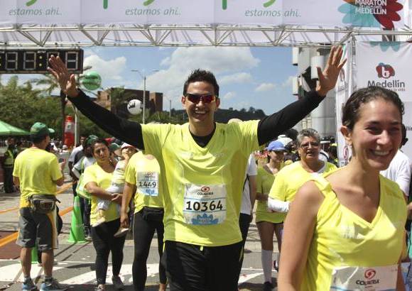 Esteban Jaramillo y Sebastián Salazar - Más de 10 mil competidores se dieron cita en esta histórica cita deportiva que se corría en las modalidades de 5, 10, 21 y 42 kilómetros.