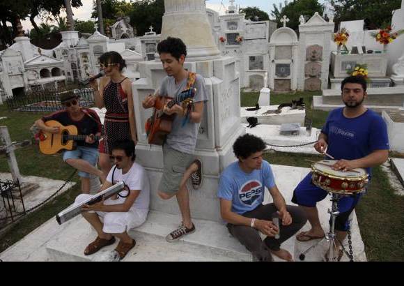 Foto Henry Agudelo - El cementerio de Mompox fue el escenario para el cierre.