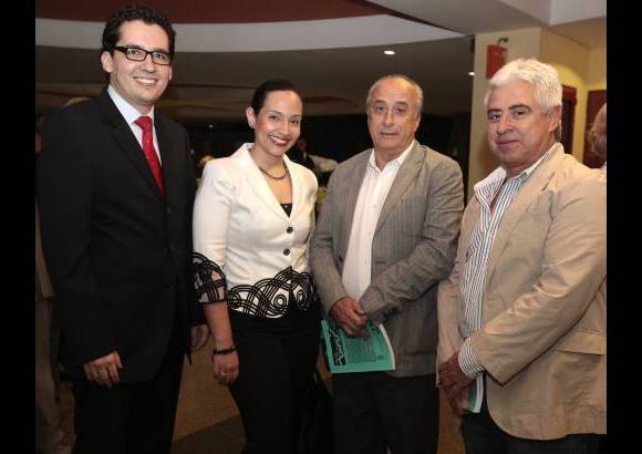 Fotos JULIO C&#201;SAR HERRERA - Sergio Tob&#243;n, Lorena Santa, Rafael Abad y Jorge Lotero.