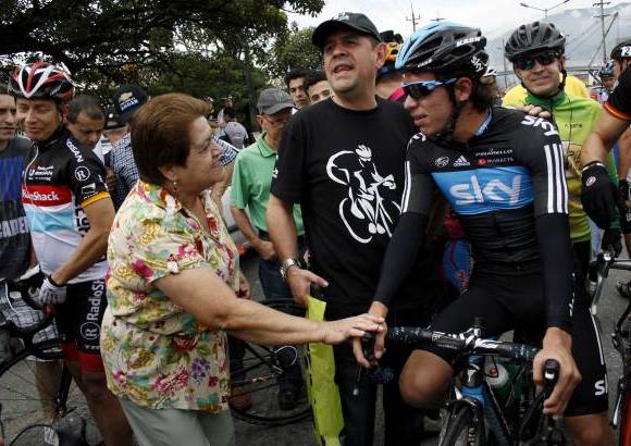 Manuel Saldarriaga - Palabras de admiración y felicitaciones para Urán.