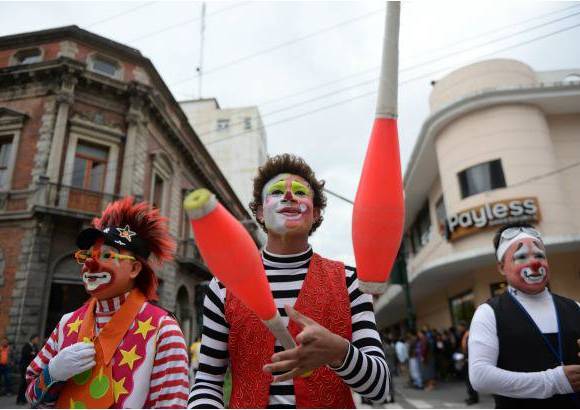 AFP - Fueron convocados por el Sindicato de Trabajadores, Artistas y Similares de Guatemala.