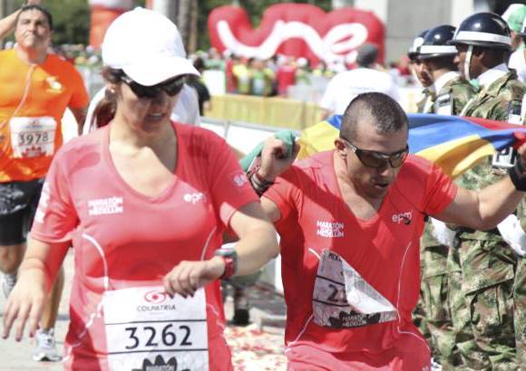 Esteban Jaramillo y Sebasti&#225;n Salazar - M&#225;s de 10 mil competidores se dieron cita en esta hist&#243;rica cita deportiva que se corr&#237;a en las modalidades de 5, 10, 21 y 42 kil&#243;metros.
