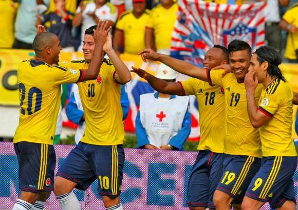 FOTO JUAN ANTONIO SÁNCHEZ - Colombia goleó 5-0 a Bolivia en las Eliminatorias al Mundial de Brasil 2014 y se trepó a la segunda posición con 19 puntos por detrás de Argentina.