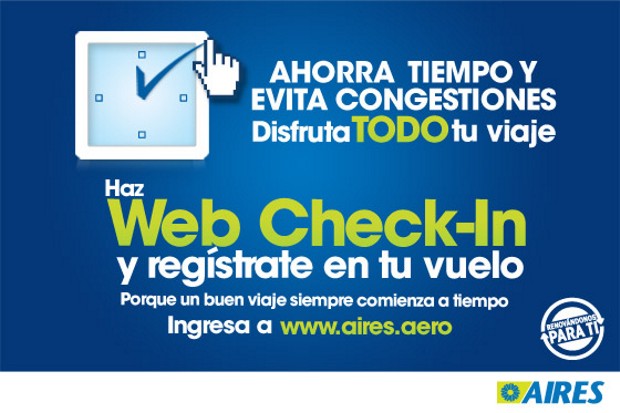 Web Check-In de Aires, para disfrutar mejor de un viaje |