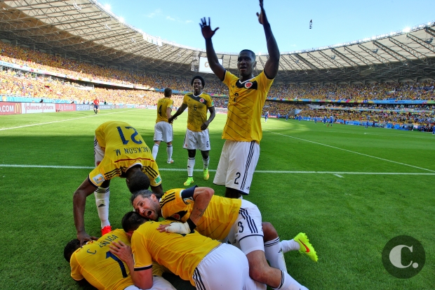 Juan Antonio S&#225;nchez, enviado especial a Brasil - Colombia derrot&#243; 3 - 0 a Grecia en la que se considera la mejor actuaci&#243;n de la Selecci&#243;n Nacional en un Mundial.