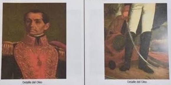 Con estas fotografías se pretende mostrar a la comunidad cómo era la pintura y qué detalles tenía. FOTO Colprensa