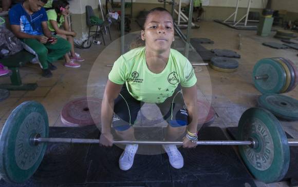 Yinet Santoya, de Turbo y radicada en Medellín, es una de las figuras de Colombia en el Panamericano. FOTO DONALDO ZULUAGA