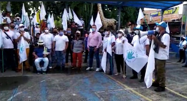 Imagen del acto de reconciliación en Doradal, Antioquia. FOTO FARC