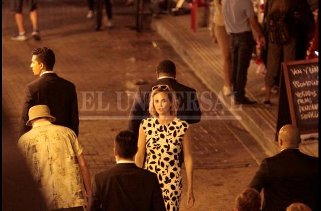 Las fotos de Charlize Theron en Cartagena
