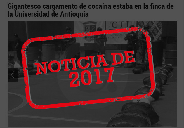 El artículo compartido por la senadora y el presidente de Fedegán fue publicado el 27 de enero de 2017.